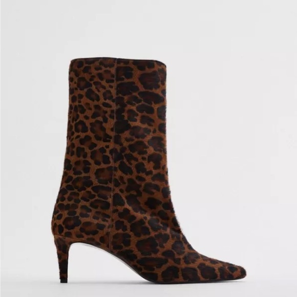 NWT Zara Wide Calf Boots Sz 9 - Picture 5 of 16